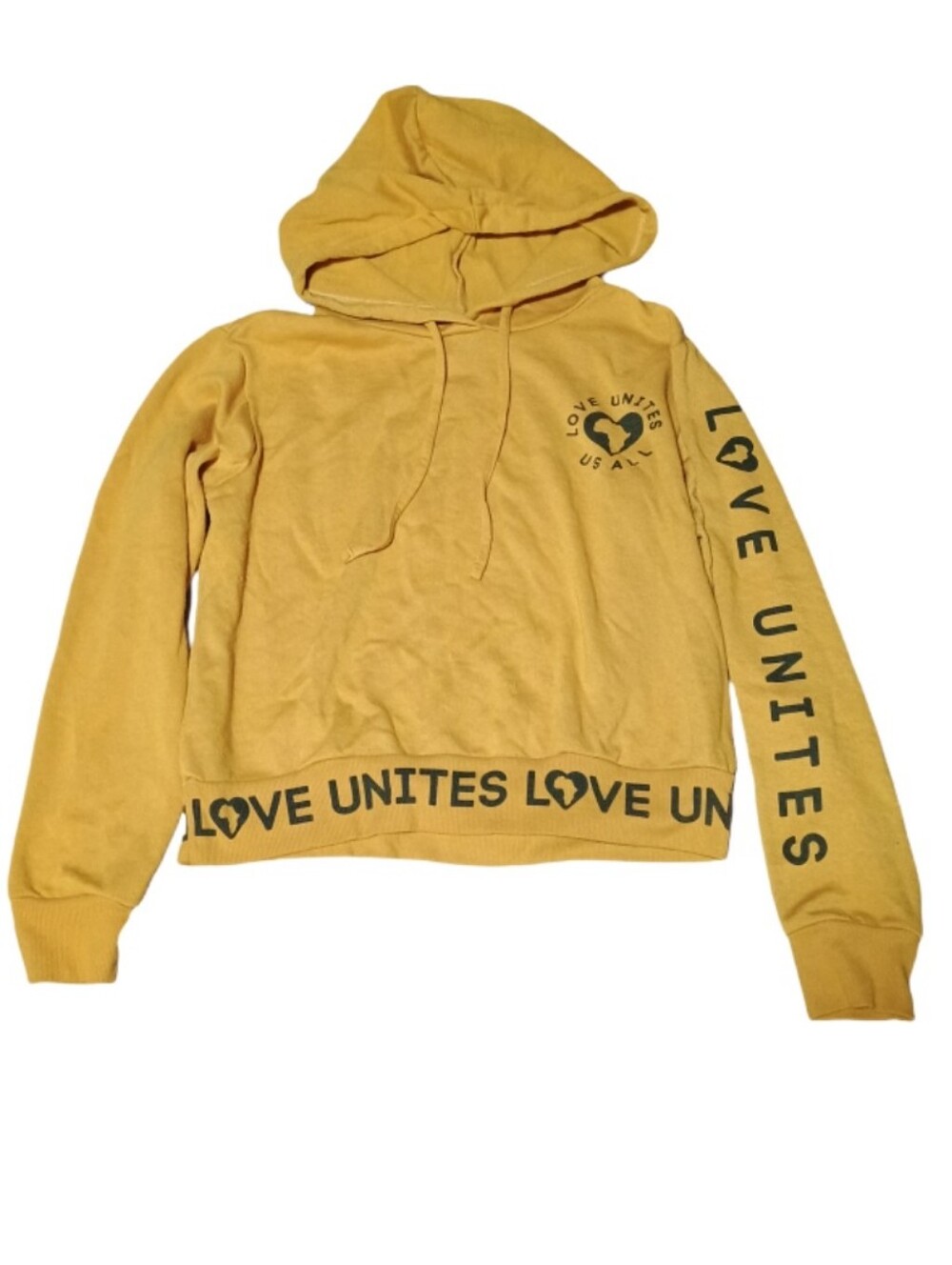 Fifth Sun Mustard Yellow Pullover Hoodie